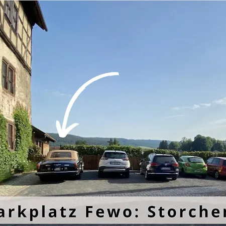 Storchennest - Scandi Style - In Der Historischen Hinterburg - Nahe Fulda *