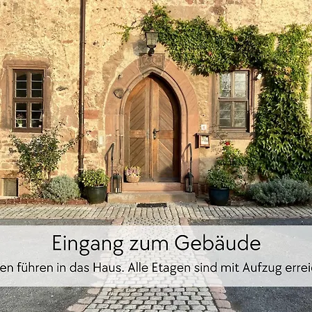Apartment Storchennest - Scandi Style - In Der Historischen Hinterburg - Mit Aufzug, Parkplatz & Garten - Nahe Fulda Und Bad Hersfeld Schlitz