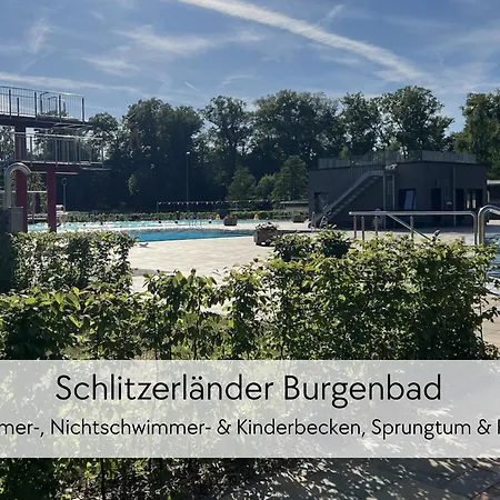 Apartmán Storchennest - Scandi Style - In Der Historischen Hinterburg - Mit Aufzug, Parkplatz & Garten - Nahe Fulda Und Bad Hersfeld