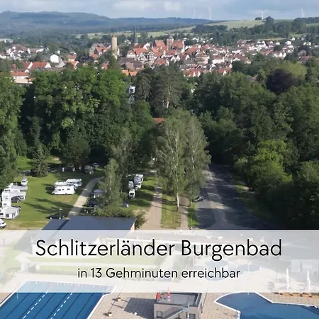 Storchennest - Scandi Style - In Der Historischen Hinterburg - Mit Aufzug, Parkplatz & Garten - Nahe Fulda Und Bad Hersfeld Schlitz
