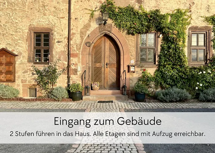 Apartament Storchennest - Scandi Style - In Der Historischen Hinterburg - Mit Aufzug, Parkplatz & Garten - Nahe Fulda Und Bad Hersfeld Schlitz