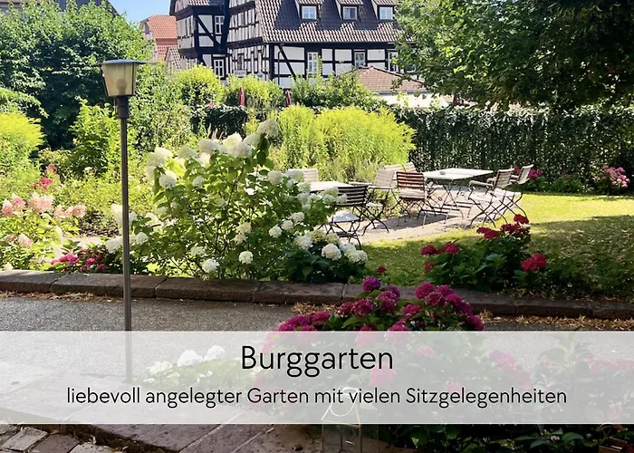 Apartment Storchennest - Scandi Style - In Der Historischen Hinterburg - Mit Aufzug, Parkplatz&garten - Nahe Fulda Und Bad Hersfeld Schlitz