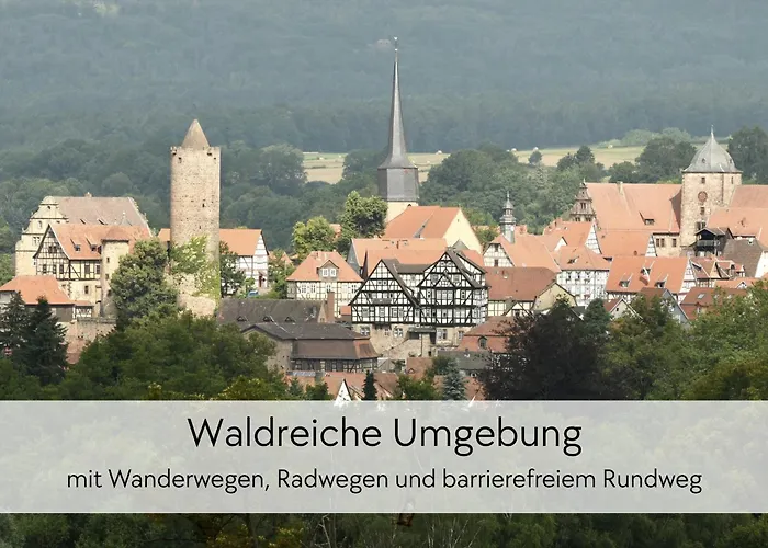 Storchennest - Scandi Style - In Der Historischen Hinterburg - Mit Aufzug, Parkplatz & Garten - Nahe Fulda Und Bad Hersfeld * Schlitz
