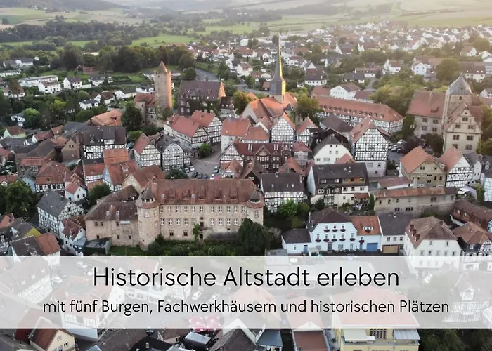 Storchennest - Scandi Style - In Der Historischen Hinterburg - Mit Aufzug, Parkplatz&garten - Nahe Fulda Und Bad Hersfeld