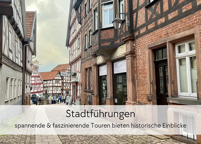 Apartment Storchennest - Scandi Style - In Der Historischen Hinterburg - Mit Aufzug, Parkplatz&garten - Nahe Fulda Und Bad Hersfeld